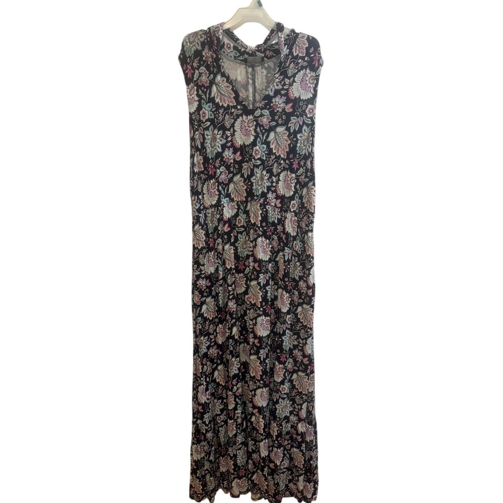 Lane Bryant Floral Sleeveless Maxi Dress Plus Size 14/16 as is check pics